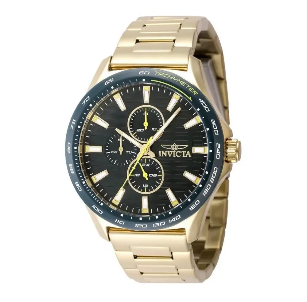 Invicta Racing Men’s Watch 44mm Gold New in Box